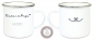 Preview: ♥ Becher Tasse Emaillebecher personalisiert MaMa PaPa, Einschulung KITA Dankeschön, Muttertag, Vatertag Abschied, Jubiläum, Geschenk, von Lüttentüddel